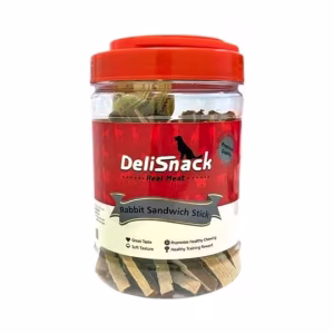 delisnack חטיף לכלבים סנדוויץ ארנב